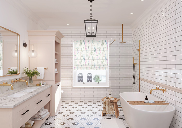 Santa Maria, Blossom - Roman Blind - Image 8